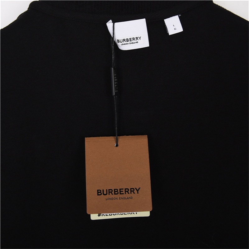 190 Burberry/巴宝莉 24ss刺绣徽章polo短袖