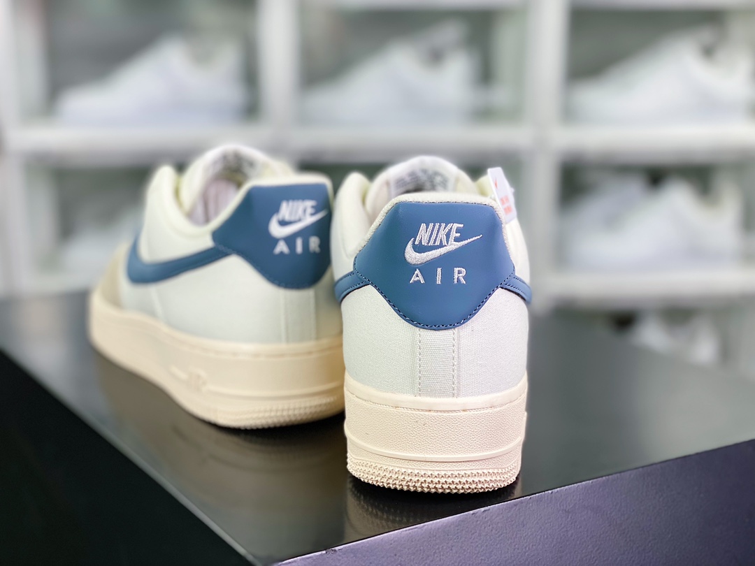 200  Air Force 1’07 Low QS”Beige/Khaki/Fog Blue”空军一号“帆布米白卡其雾霾蓝”DG2296-022