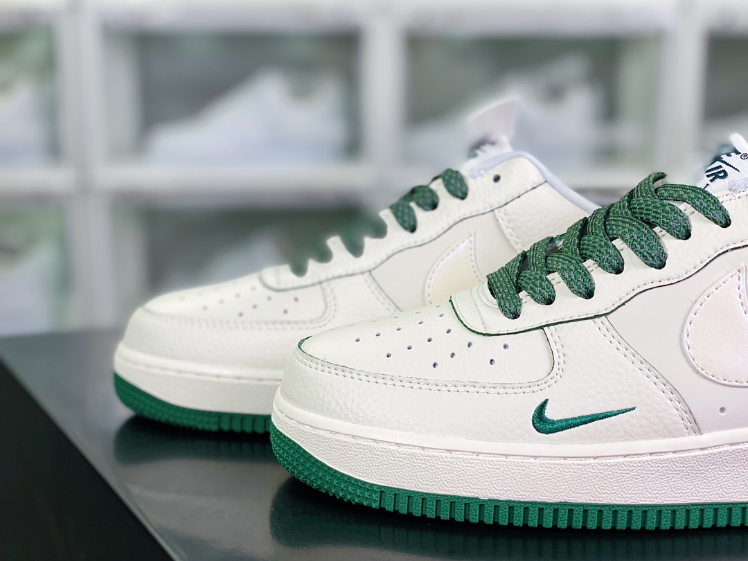 260 Air Force 1 '07 Low QS”Sail White/Green Mini Swoosh”空军一号DD9915-600