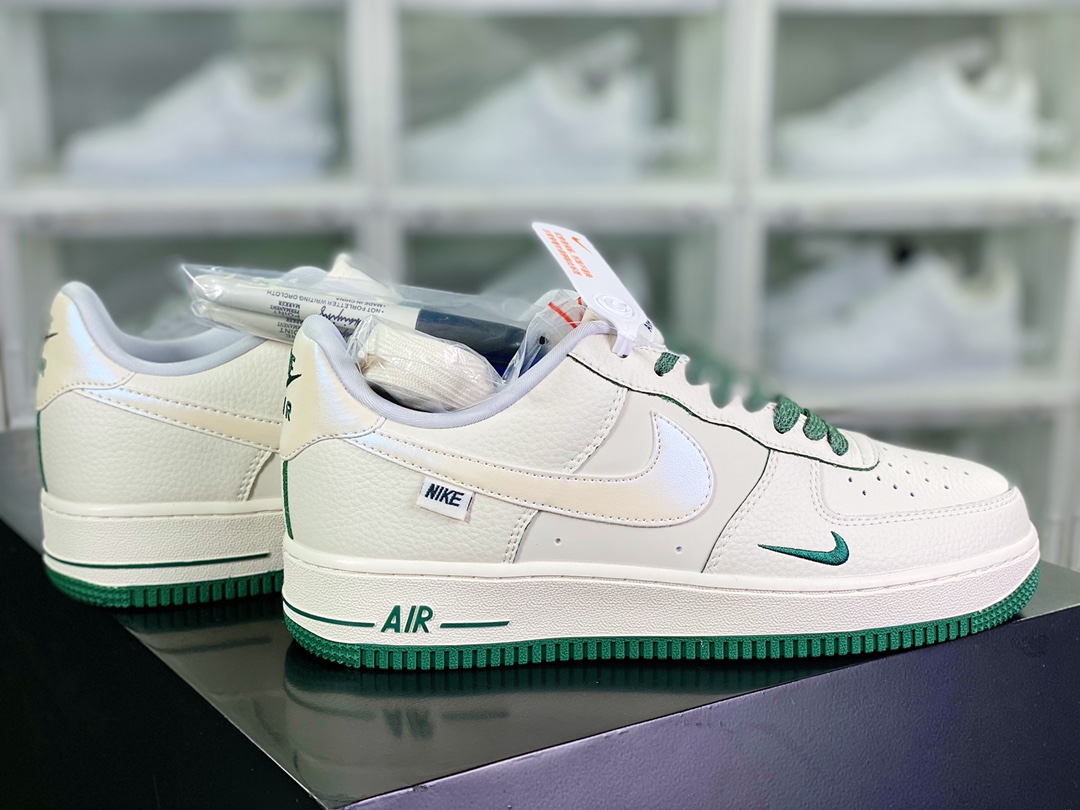 260 Air Force 1 '07 Low QS”Sail White/Green Mini Swoosh”空军一号DD9915-600