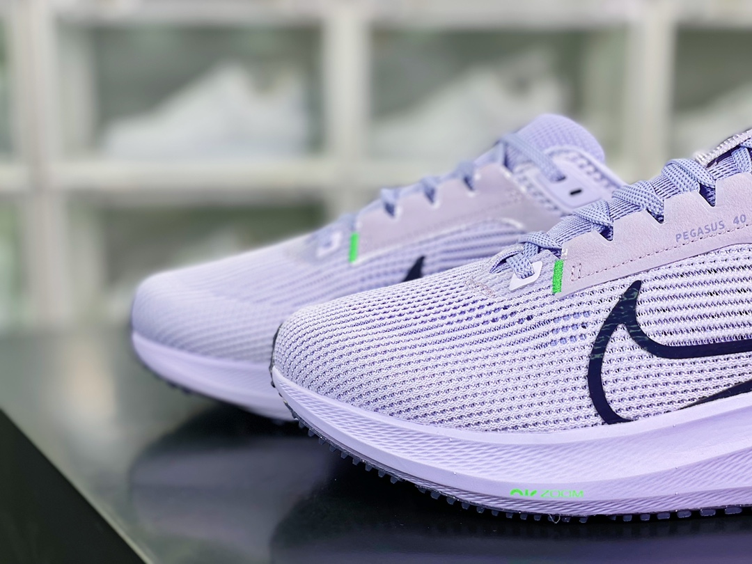 200  Air Zoom Pegasus 40”Violet/Navy”40代超级慢跑鞋“网织薰衣草紫罗兰暗蓝”DV3853-500