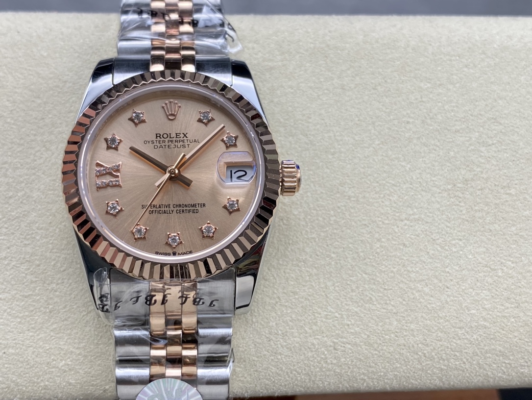 SK Factory 労力士Rolex 日志型31mm 女性用腕時計