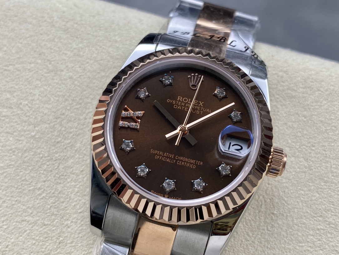 SK Factory 女款 劳力士Rolex 日志型31mm 自動巻き腕時計