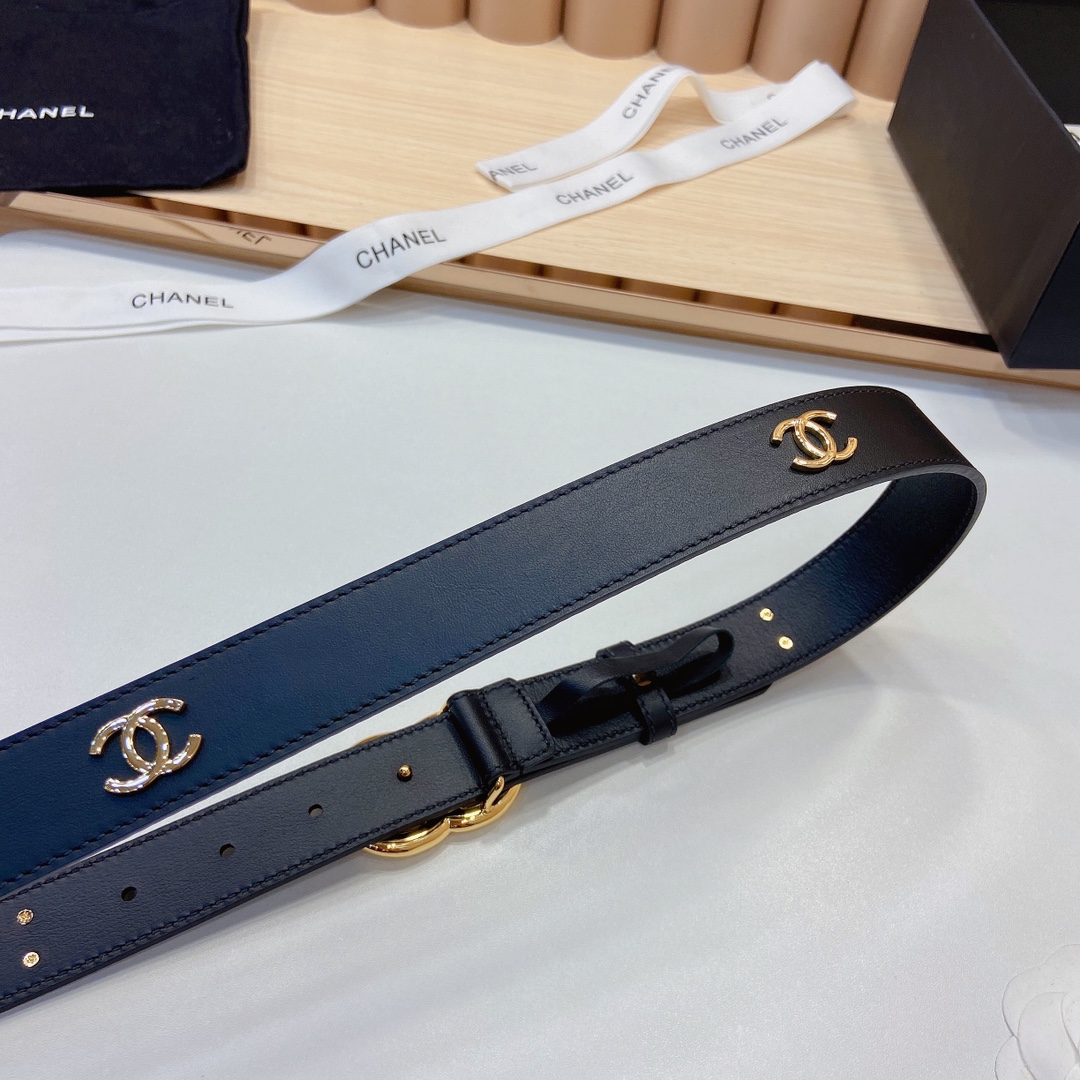 小香3.0Cm双面小牛皮与精品贵金属