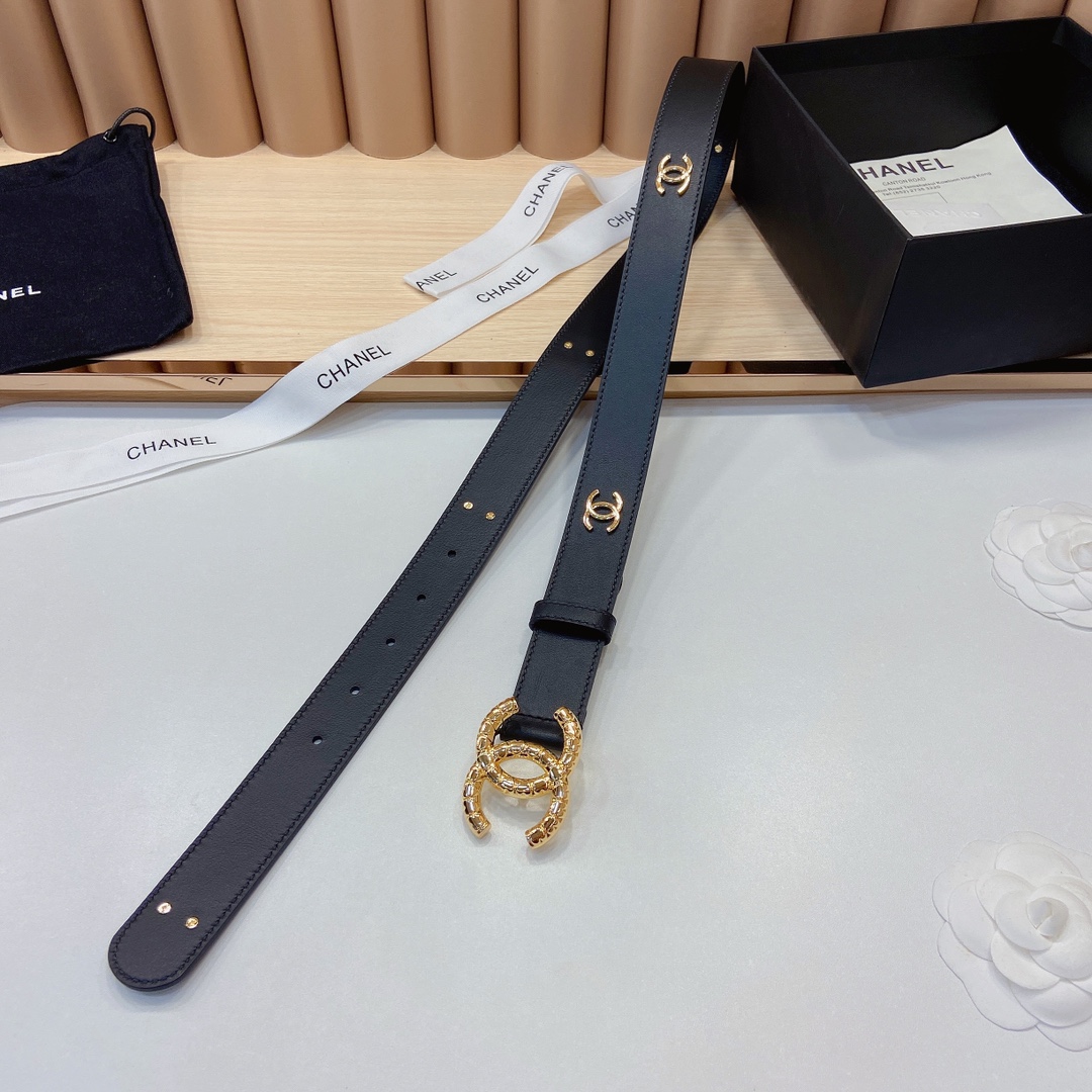 小香3.0Cm双面小牛皮与精品贵金属