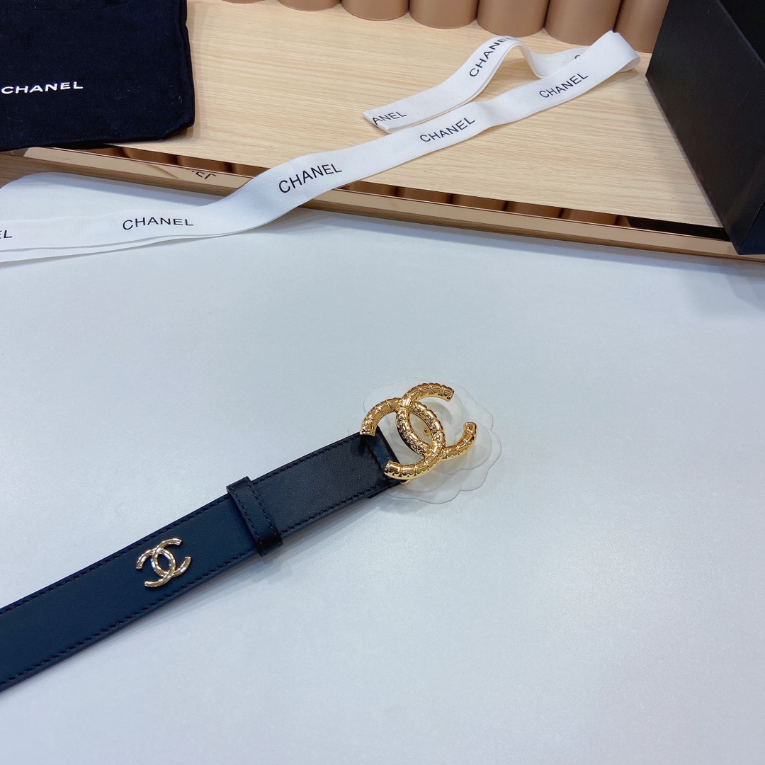小香3.0Cm双面小牛皮与精品贵金属