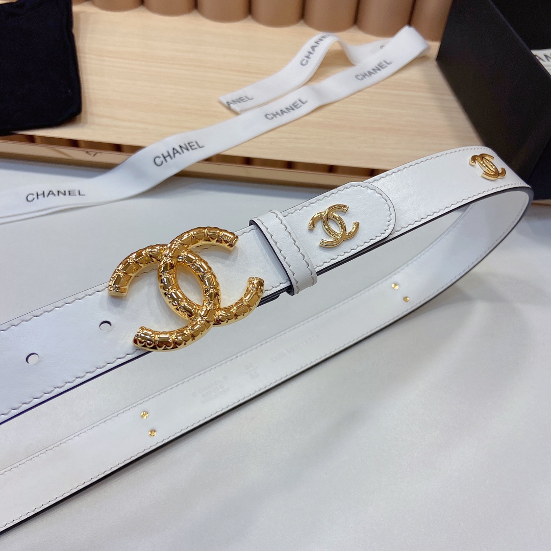小香3.0Cm双面小牛皮与精品贵金属