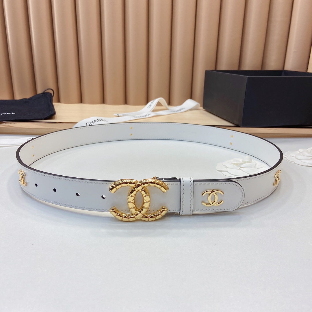 小香3.0Cm双面小牛皮与精品贵金属