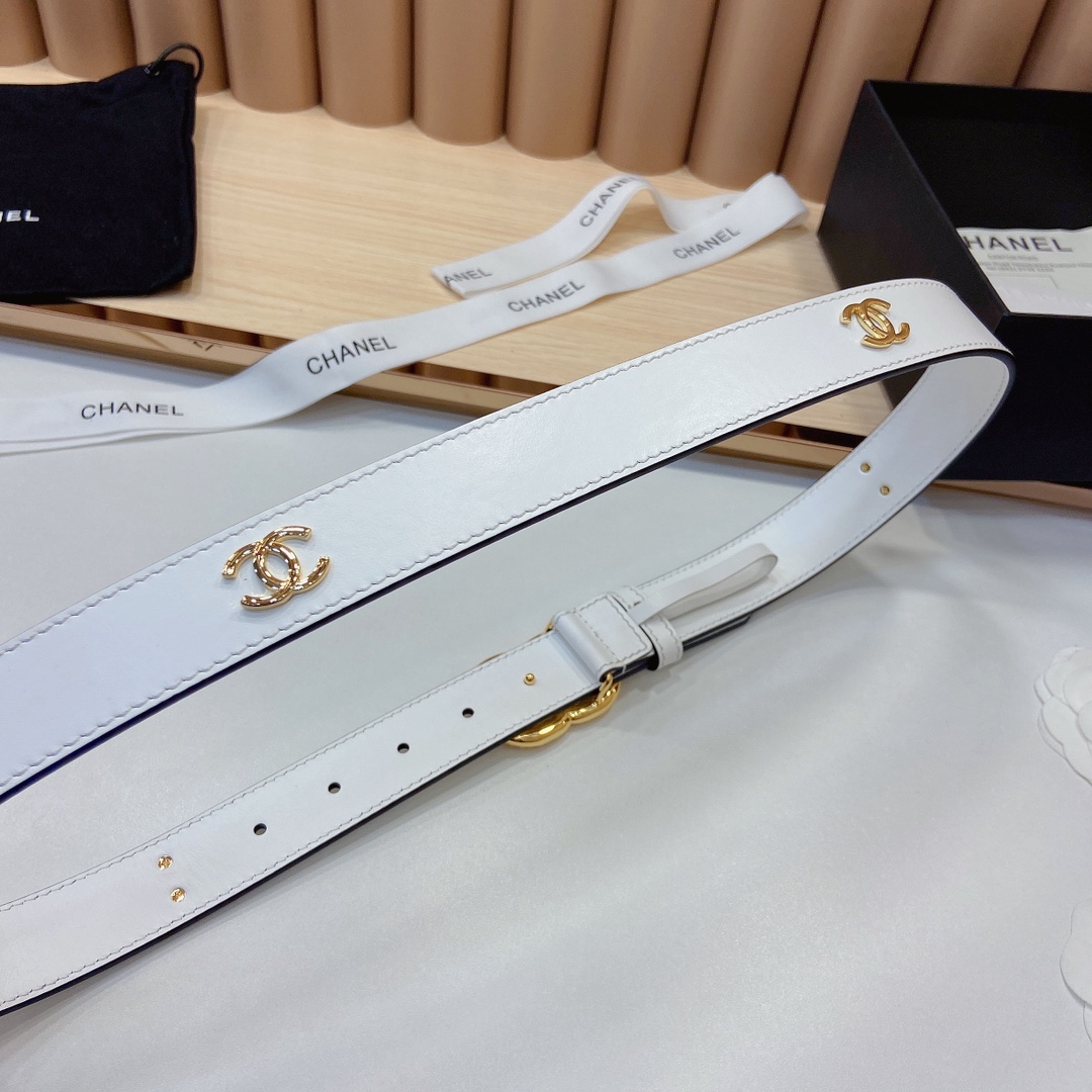 小香3.0Cm双面小牛皮与精品贵金属