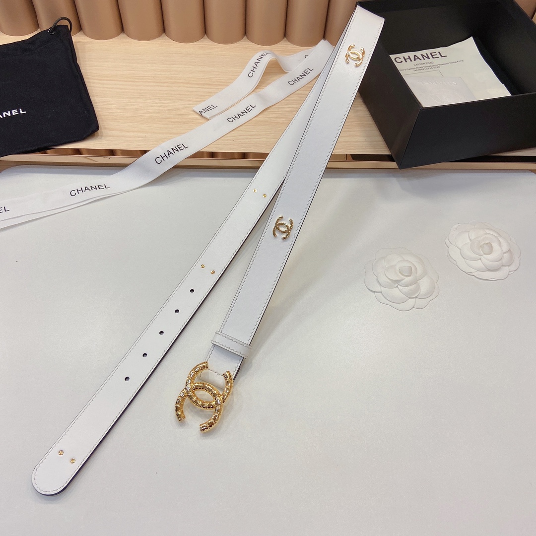 小香3.0Cm双面小牛皮与精品贵金属