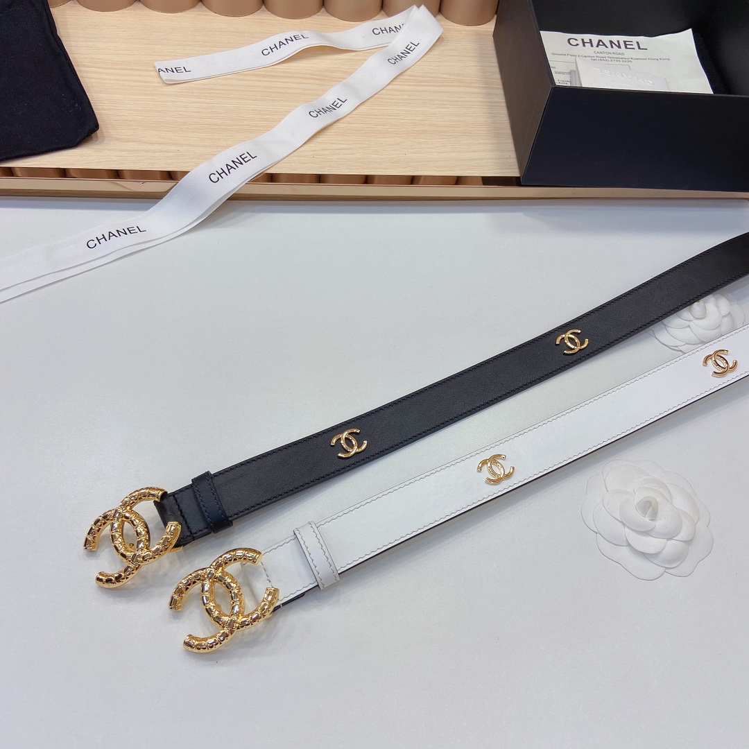 小香3.0Cm双面小牛皮与精品贵金属
