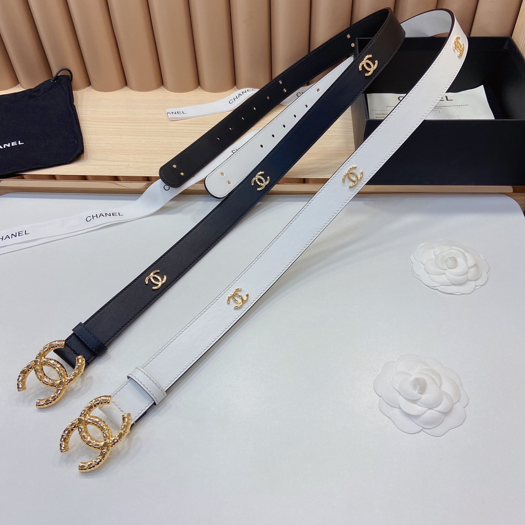 小香3.0Cm双面小牛皮与精品贵金属