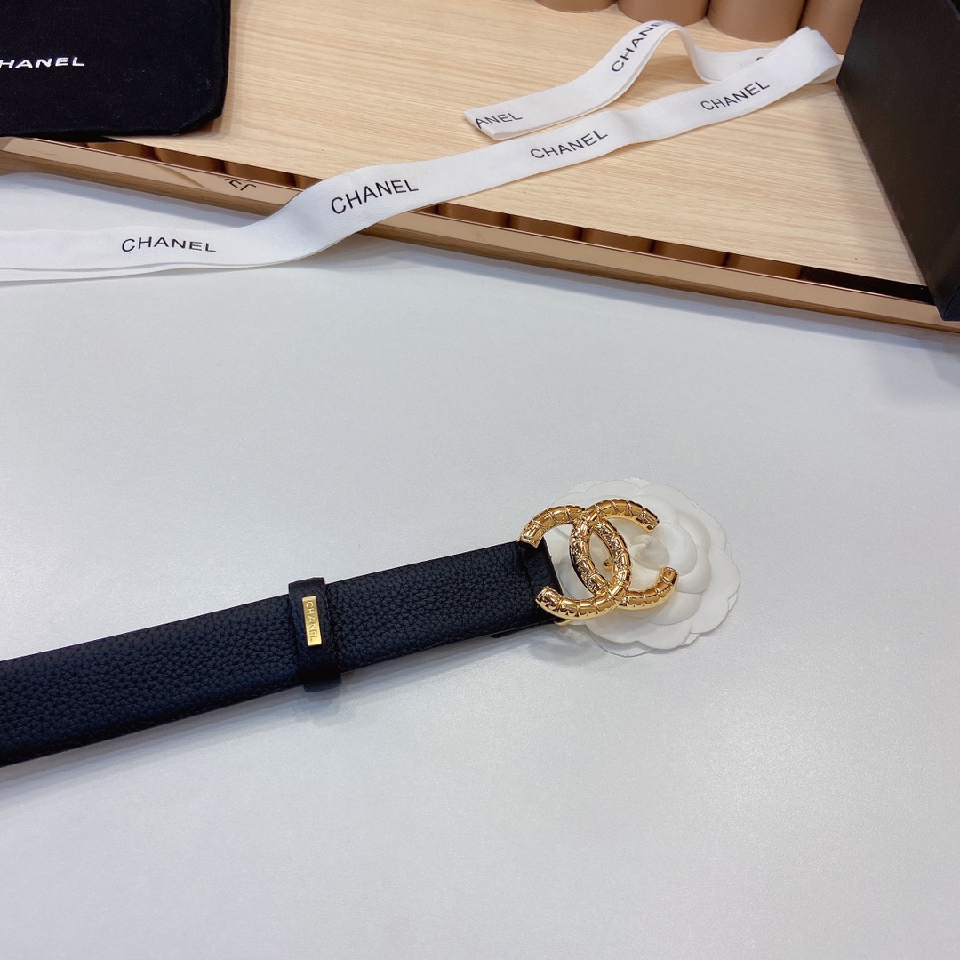 小香3.0Cm双面小牛皮与精品贵金属