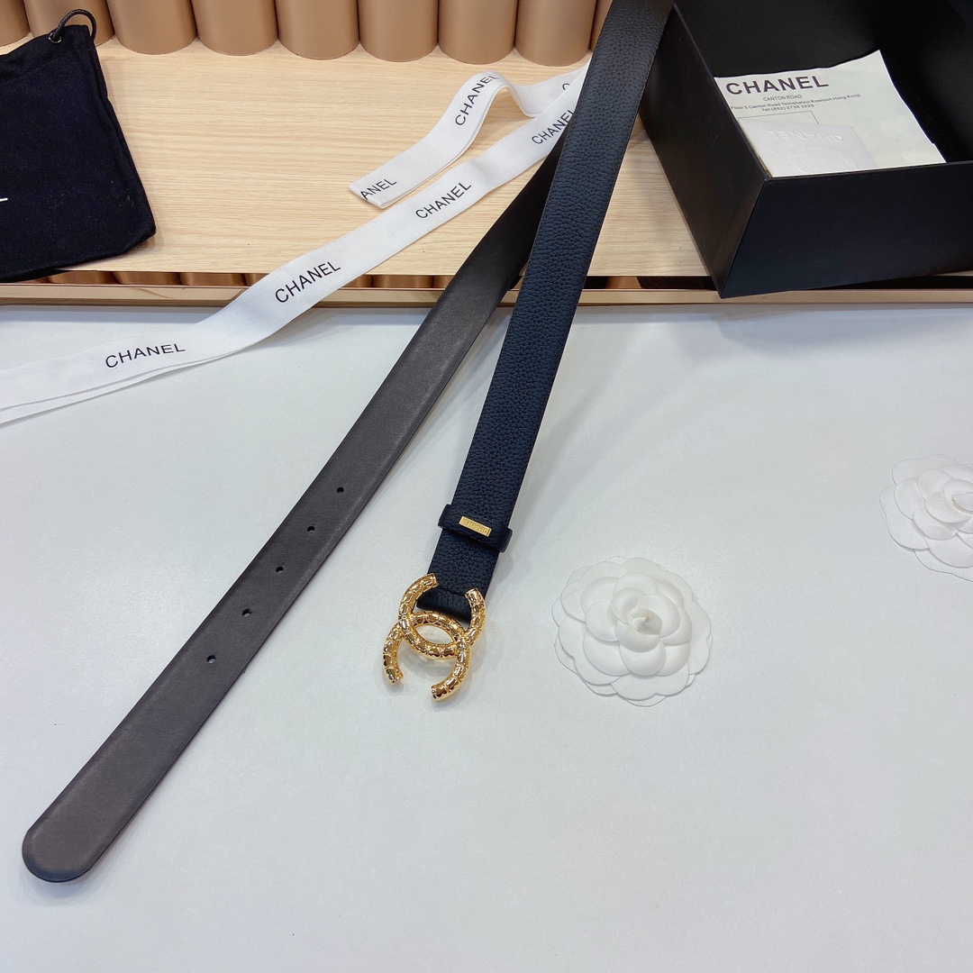 小香3.0Cm双面小牛皮与精品贵金属