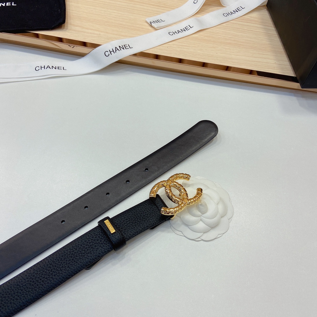 小香3.0Cm双面小牛皮与精品贵金属