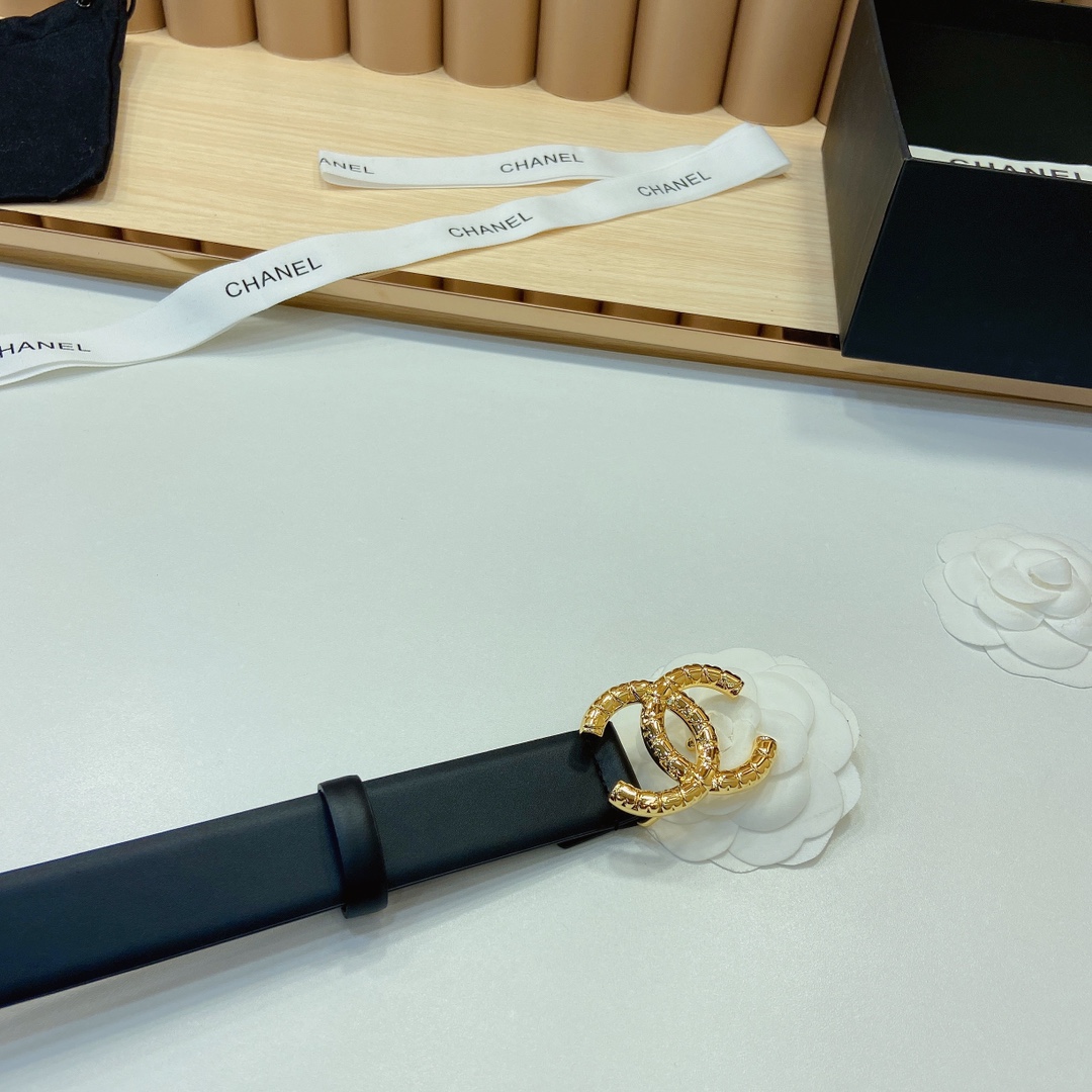 小香3.0Cm双面小牛皮与精品贵金属