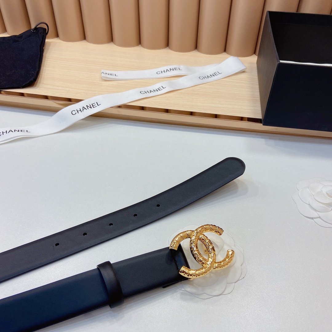 小香3.0Cm双面小牛皮与精品贵金属