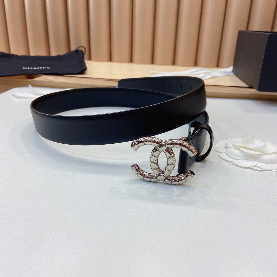 小香3.0Cm双面小牛皮与精品贵金属