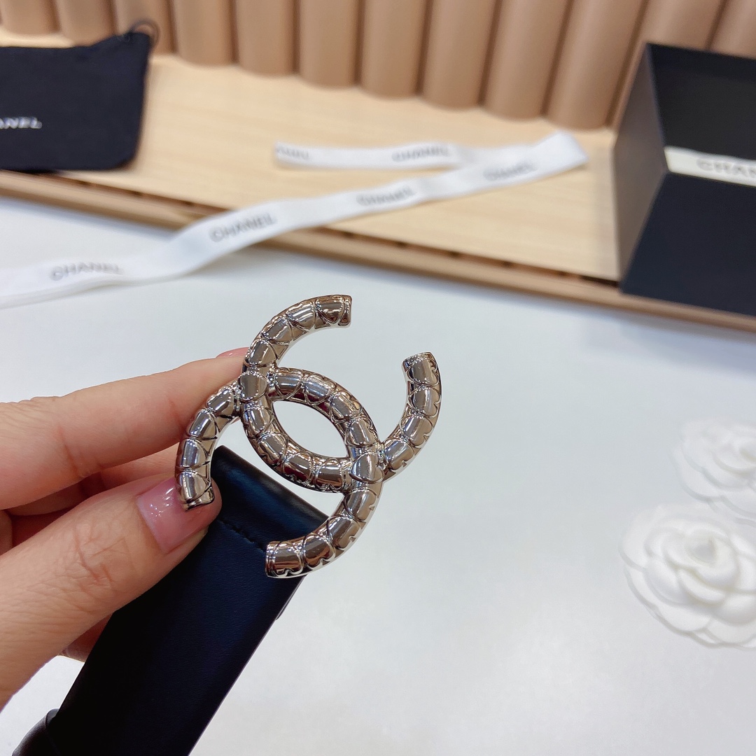 小香3.0Cm双面小牛皮与精品贵金属