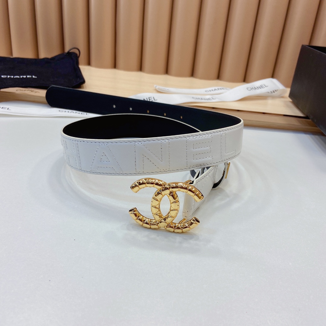 小香3.0Cm头层羊皮格与精品贵金属
