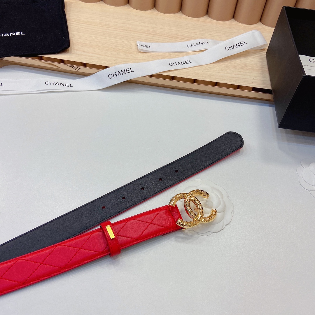 小香3.0Cm头层羊皮格与精品贵金属