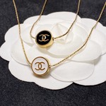 Chanel Buy Jewelry Necklaces & Pendants Black White Fashion