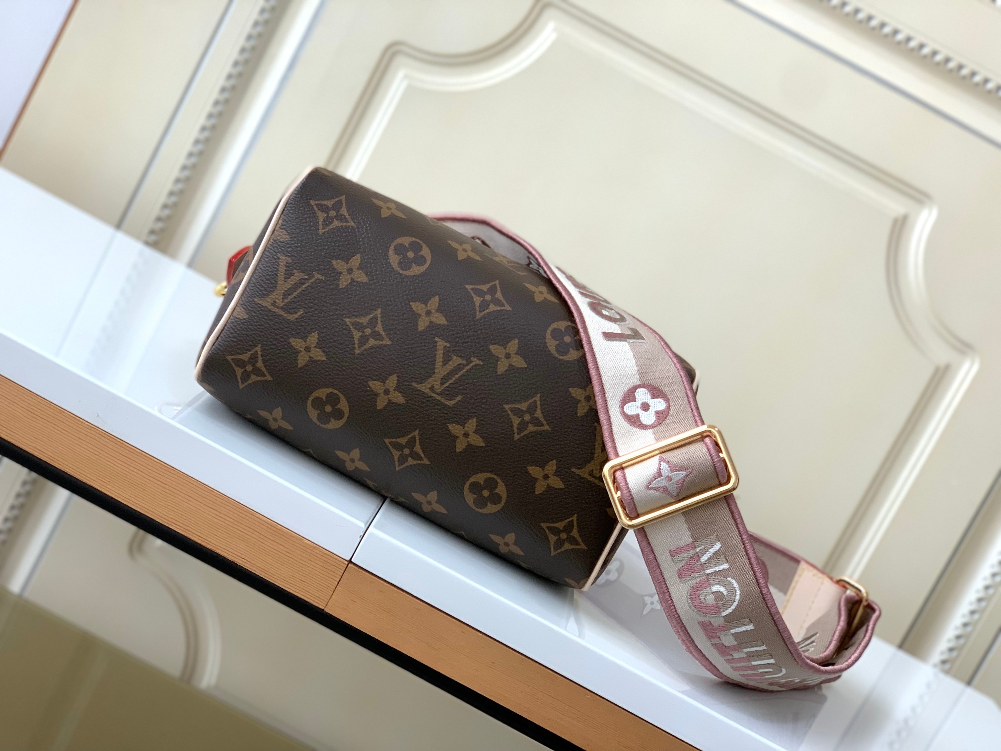 【海原外单 独实家拍】【 M46222老花】本款 Speedy Bandoulière 20 手袋采选 