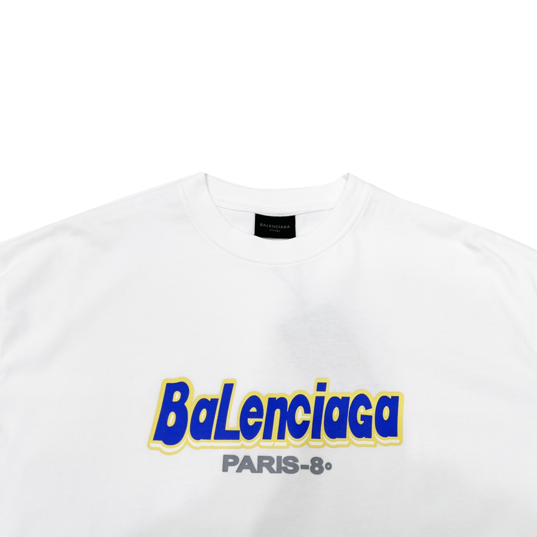 180 Balenciaga/巴黎世家 新款英文印花恤