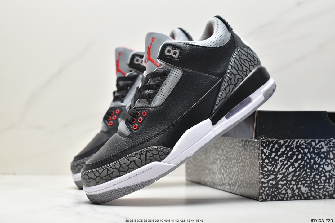 170 Air Jordan 3 Retro 迈克尔·乔丹AJ3代中帮篮球鞋 DN3707-260