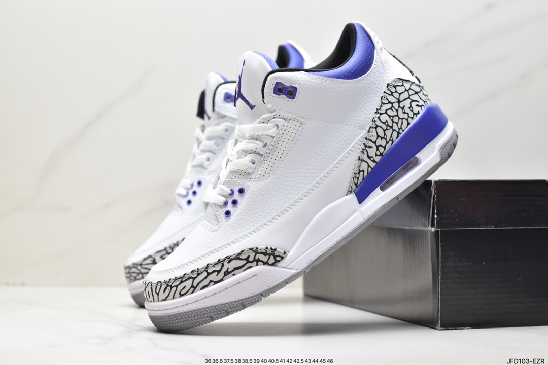 170 Air Jordan 3 Retro 迈克尔·乔丹AJ3代中帮篮球鞋 DN3707-260