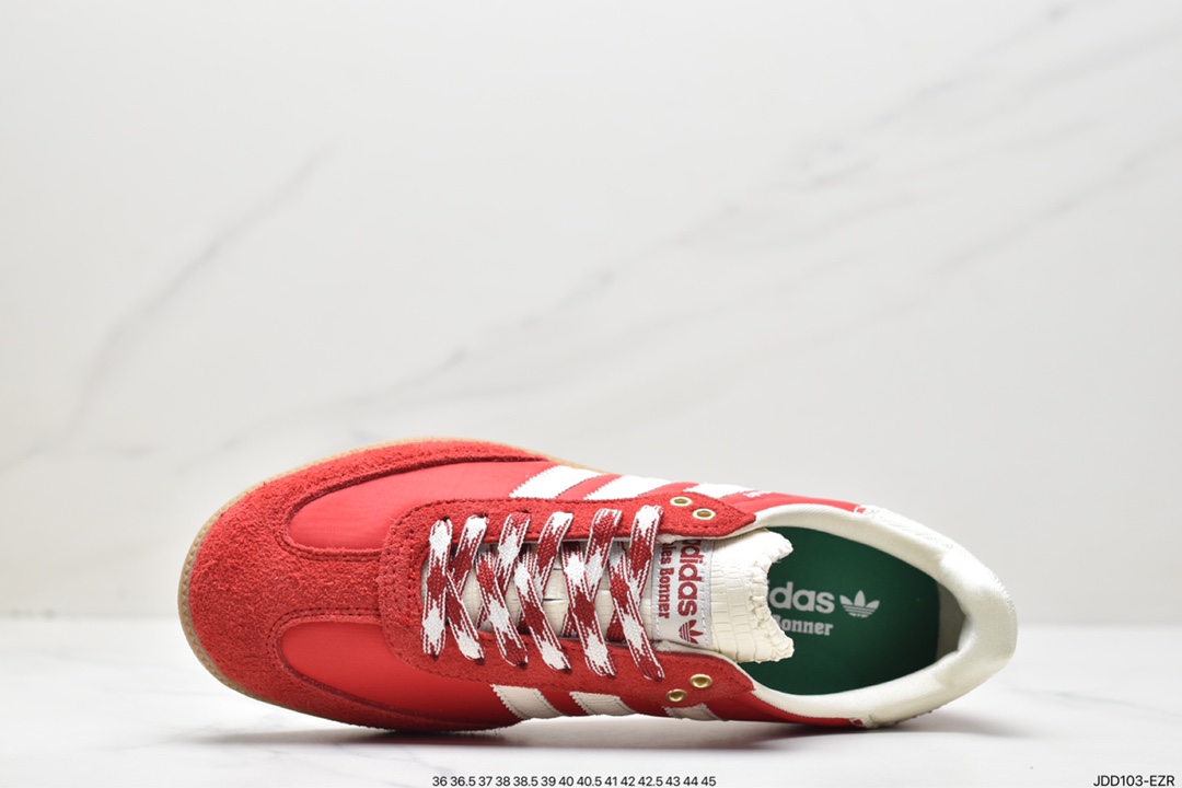 Wales Bonner x Adidas Originals Samba Samba ”Co-branded University Red Rice White” GY6612