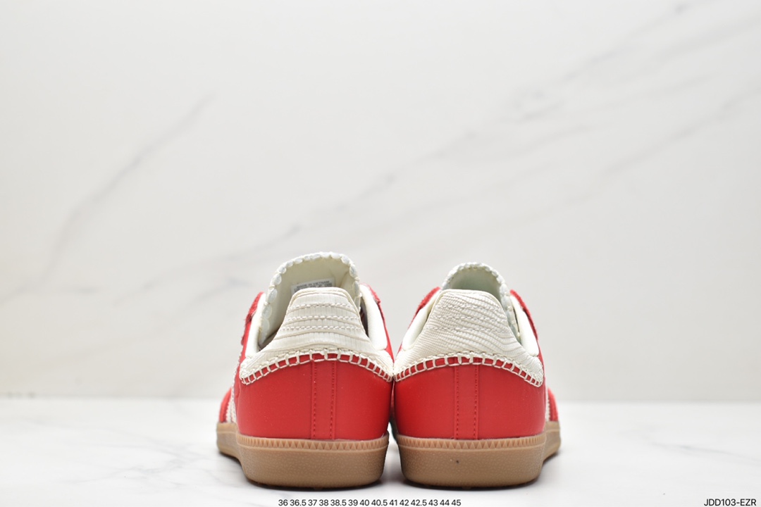 Wales Bonner x Adidas Originals Samba Samba ”Co-branded University Red Rice White” GY6612