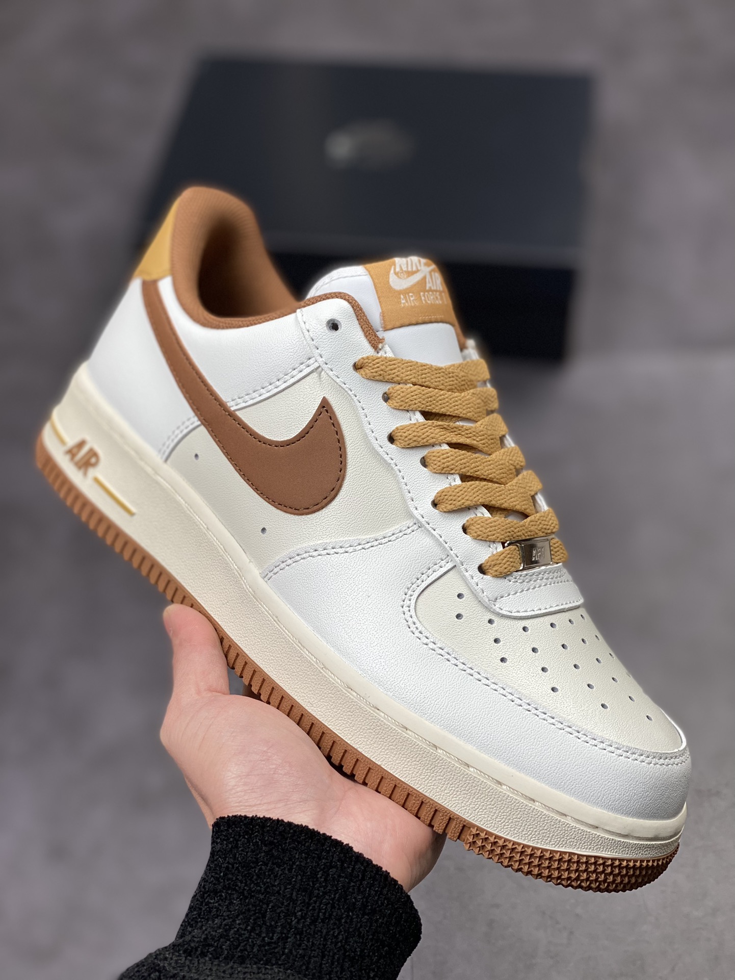 190 Nike Air Force 1 Low 07 白棕 原楦头原纸板YY3188-103