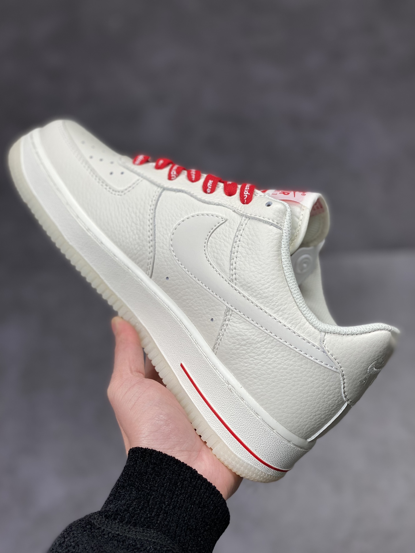 230 Supreme Nike Air Force 1 Low 07 联名白红SU0220-001