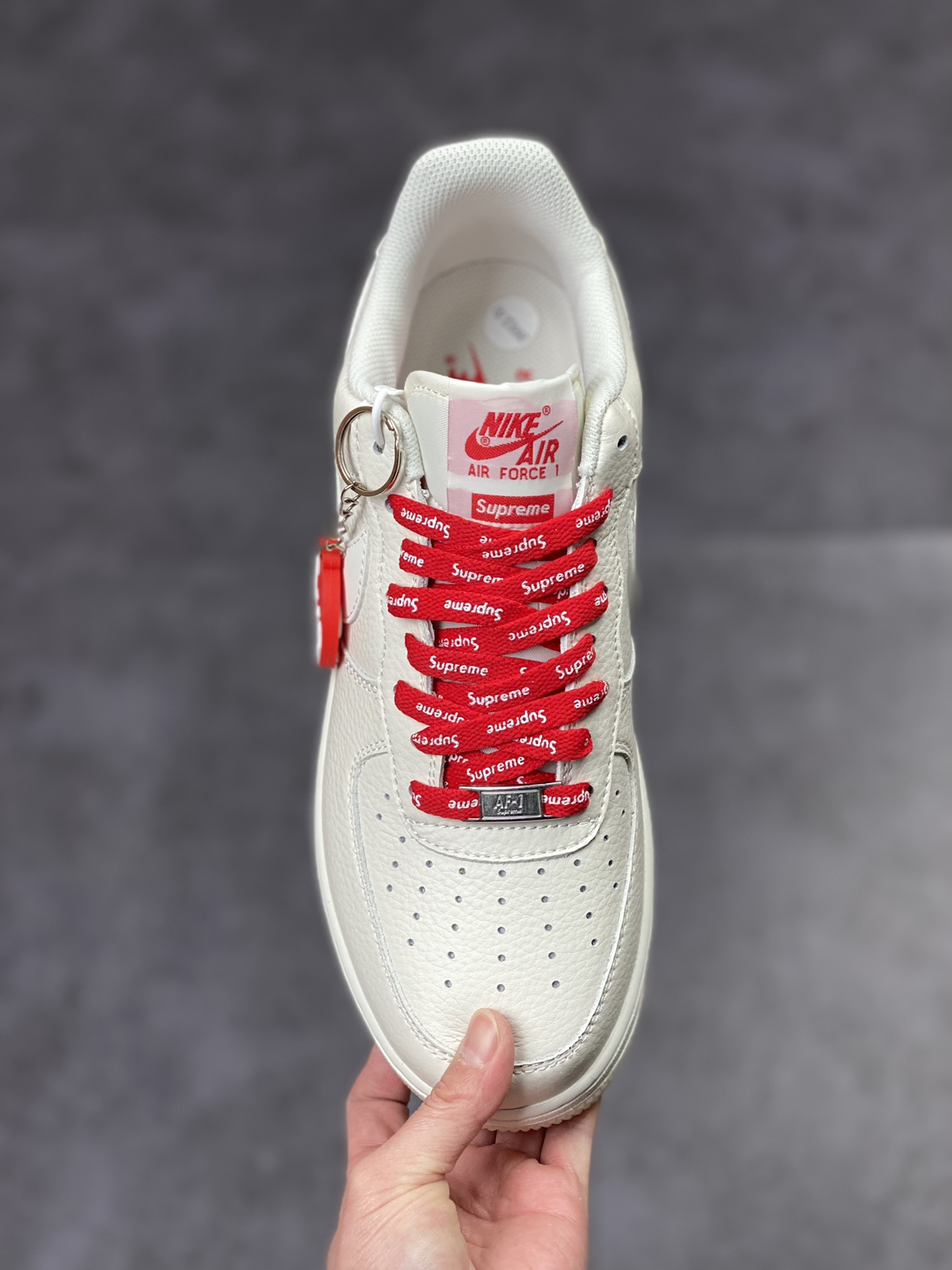 230 Supreme Nike Air Force 1 Low 07 联名白红SU0220-001