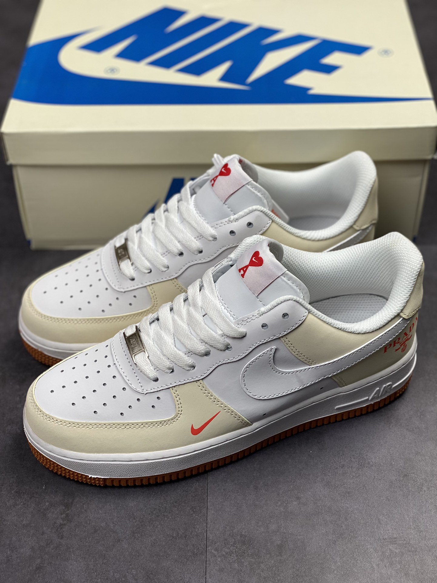 210 Nike Air Force 1 Low 07 普拉达联名米白 315122-004