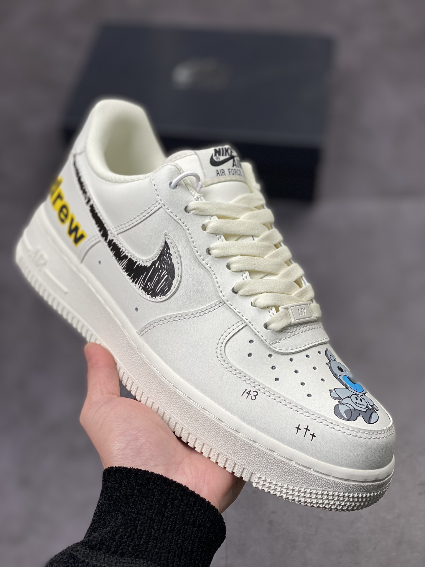 250 Nike Air Force 1 Low 07 “drew” 涂鸦 CW2288-663