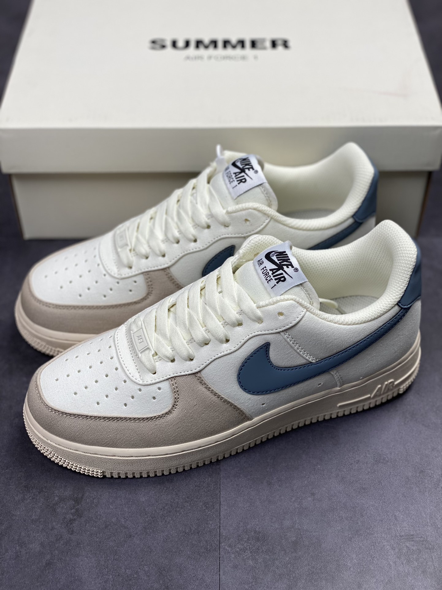 190 Nike Air Force 1 Low 07 白蓝粽丹宁布 DG2296-022