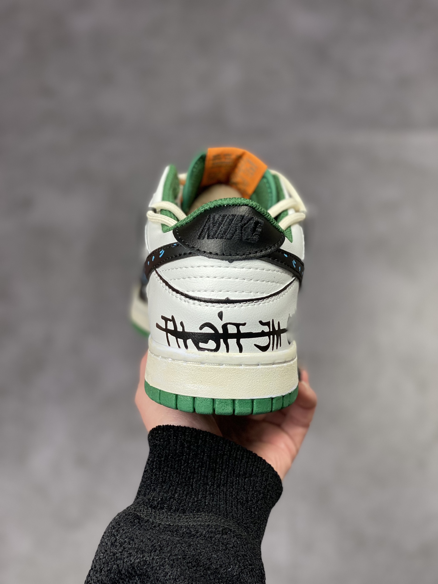 190 NIKE SB Dunk Low 白绿涂鸦绑带 性价比天花板 尝鲜先行版 原装头层材料DD1391 300