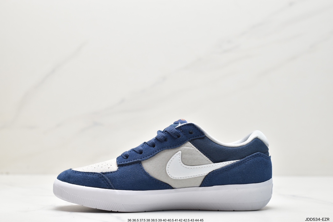 120 全新耐克Nike SB Force 58”Navy/Grey/White/Red”SB空军58系列低帮“海军蓝灰白红”CZ2959-403