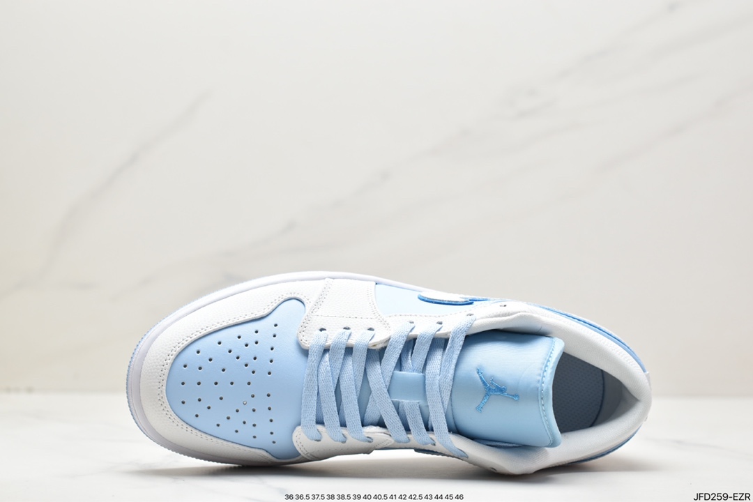 170 Air Jordan 1 Low 冰蓝白 官方同步新色 DV1299-104