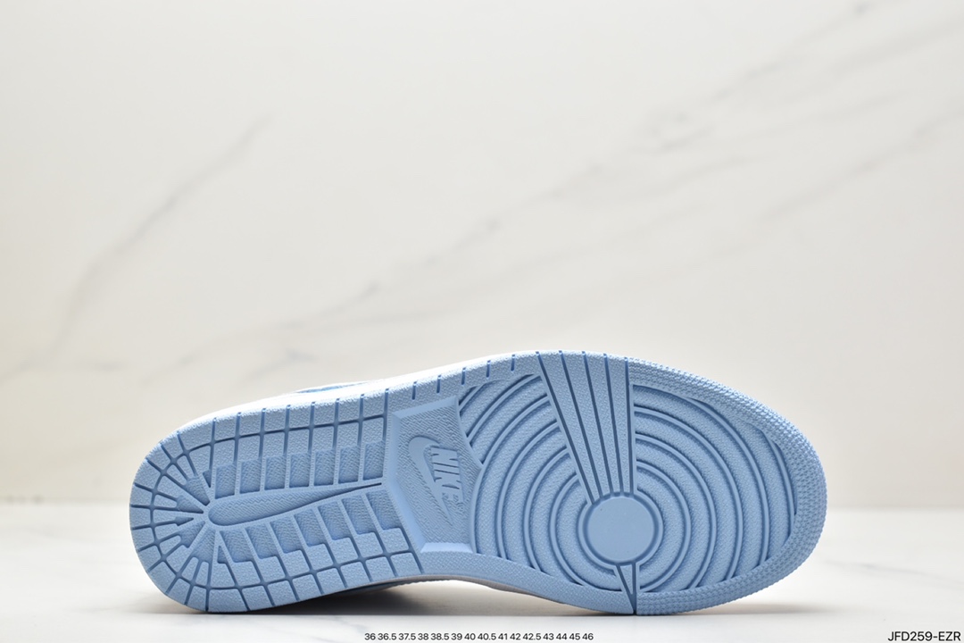 170 Air Jordan 1 Low 冰蓝白 官方同步新色 DV1299-104