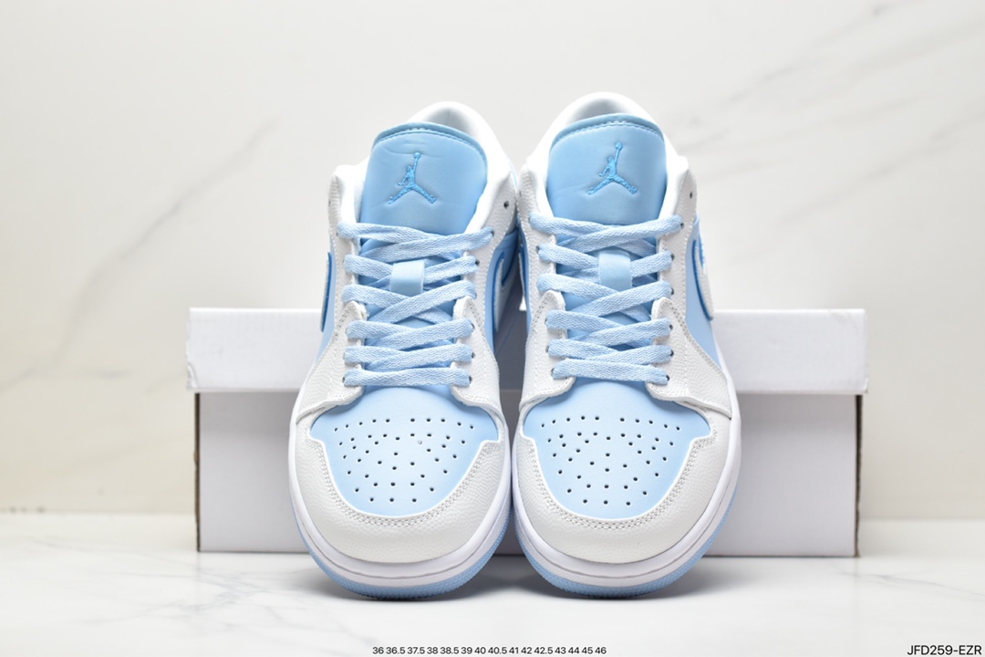 170 Air Jordan 1 Low 冰蓝白 官方同步新色 DV1299-104