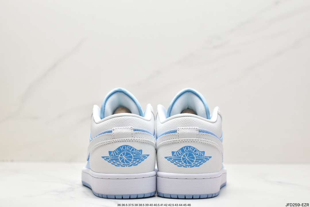 170 Air Jordan 1 Low 冰蓝白 官方同步新色 DV1299-104