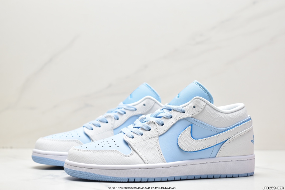 170 Air Jordan 1 Low 冰蓝白 官方同步新色 DV1299-104