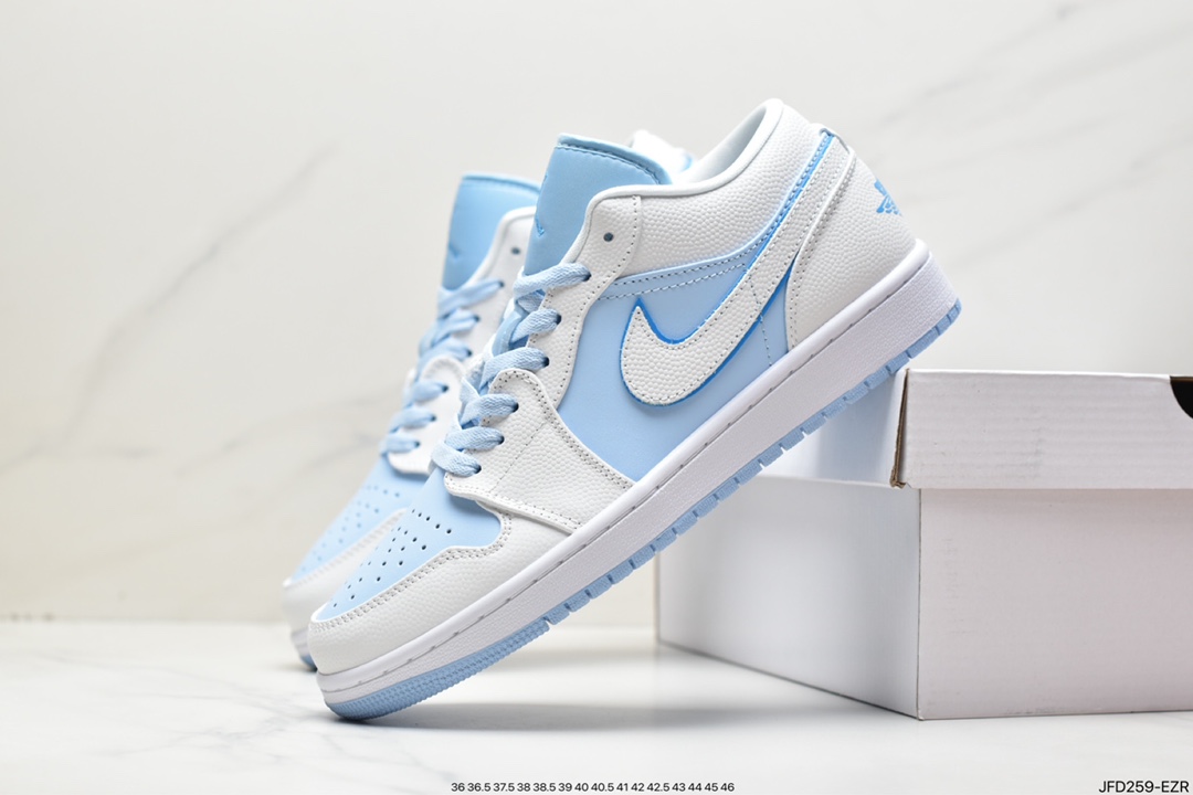 170 Air Jordan 1 Low 冰蓝白 官方同步新色 DV1299-104