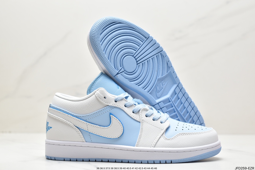 170 Air Jordan 1 Low 冰蓝白 官方同步新色 DV1299-104