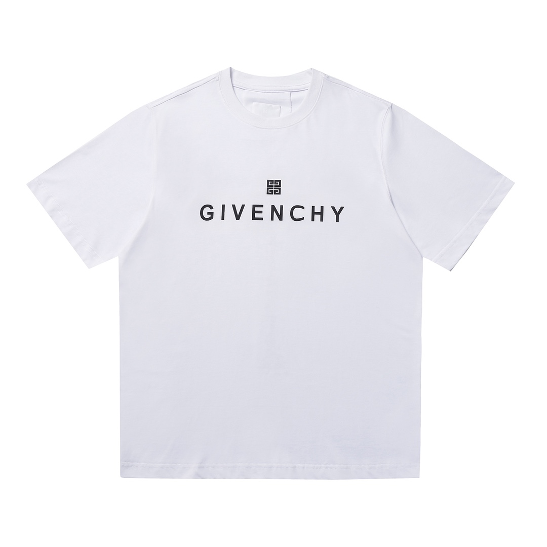 6106---Givenchy GVC clásico logo estampado estampado manga corta Talla: