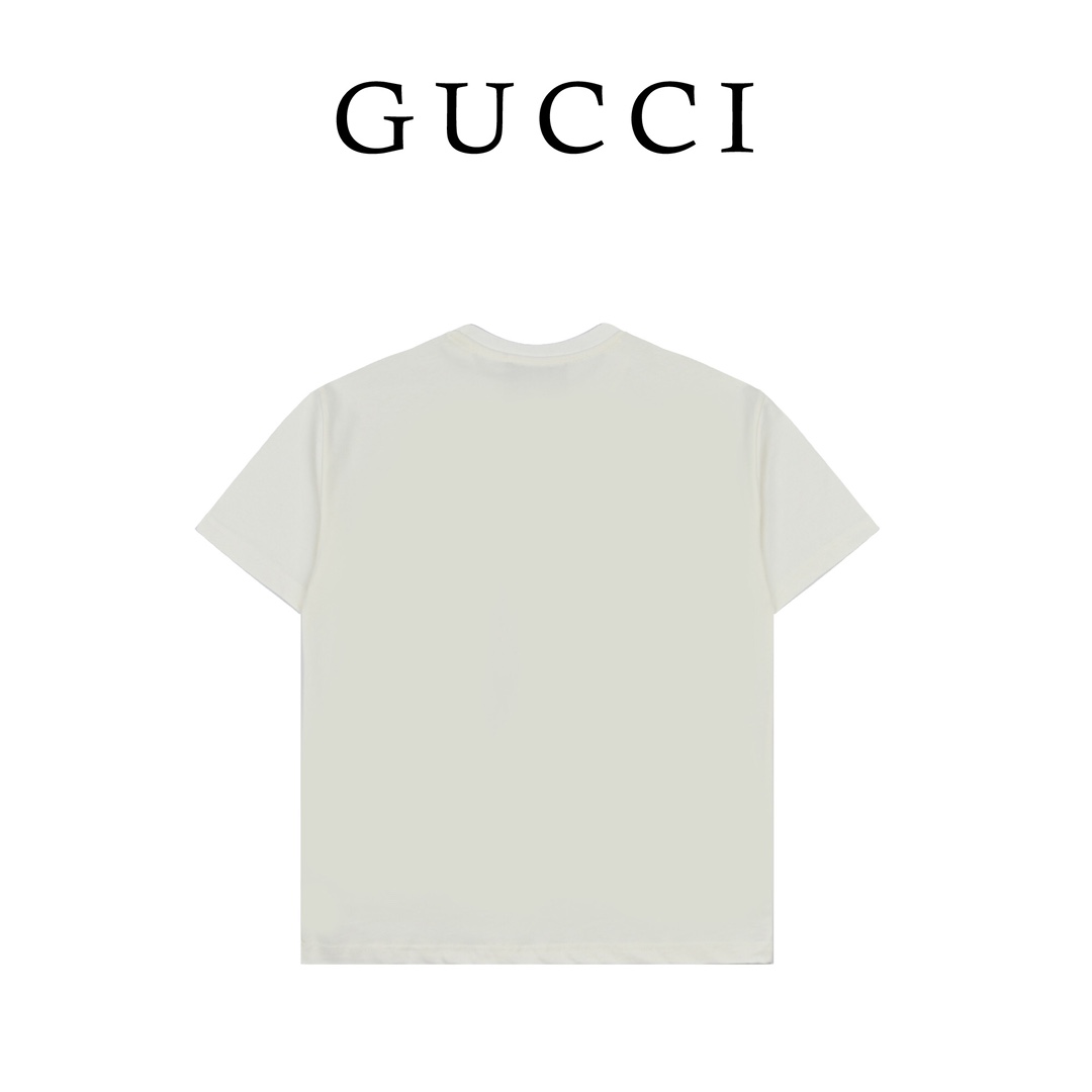 170 Gucci 古驰 兔年限定印花短袖