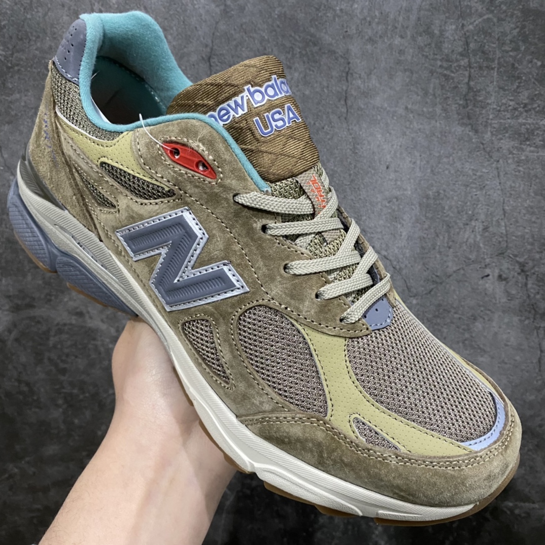 K version pure original Bodega x New Balence NB990v3 joint gray coffee